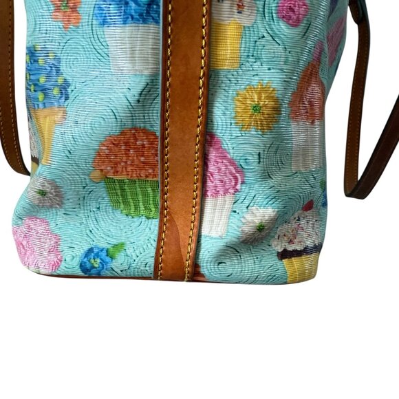Dooney & Bourke Cupcakes Tote Blue - Picture 10 of 12